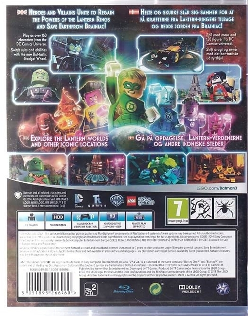 Lego Batman 3 - Beyond Gotham - PS4 (B Grade) (Genbrug)